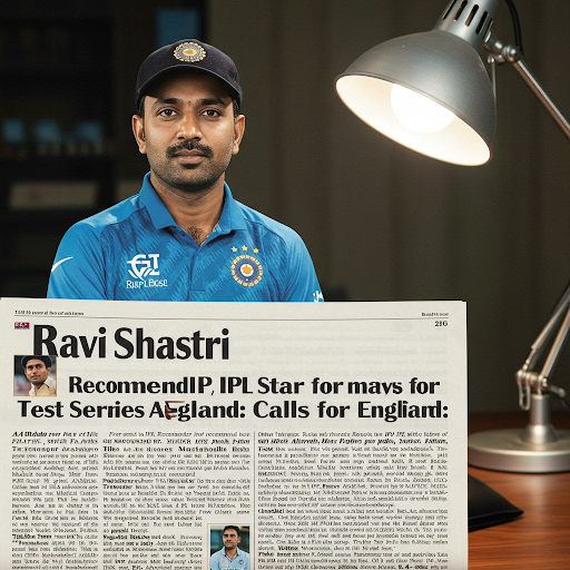 Ravi Shastri Suggests IPL Stars Deserve a Shot for India’s England Test Series