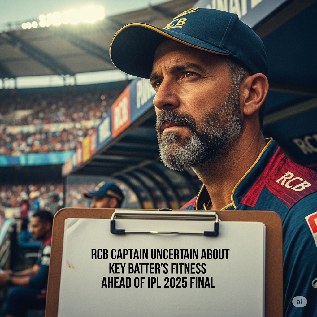 RCB Captain Uncertain About Key Batter’s Fitness Ahead of IPL 2025 Final