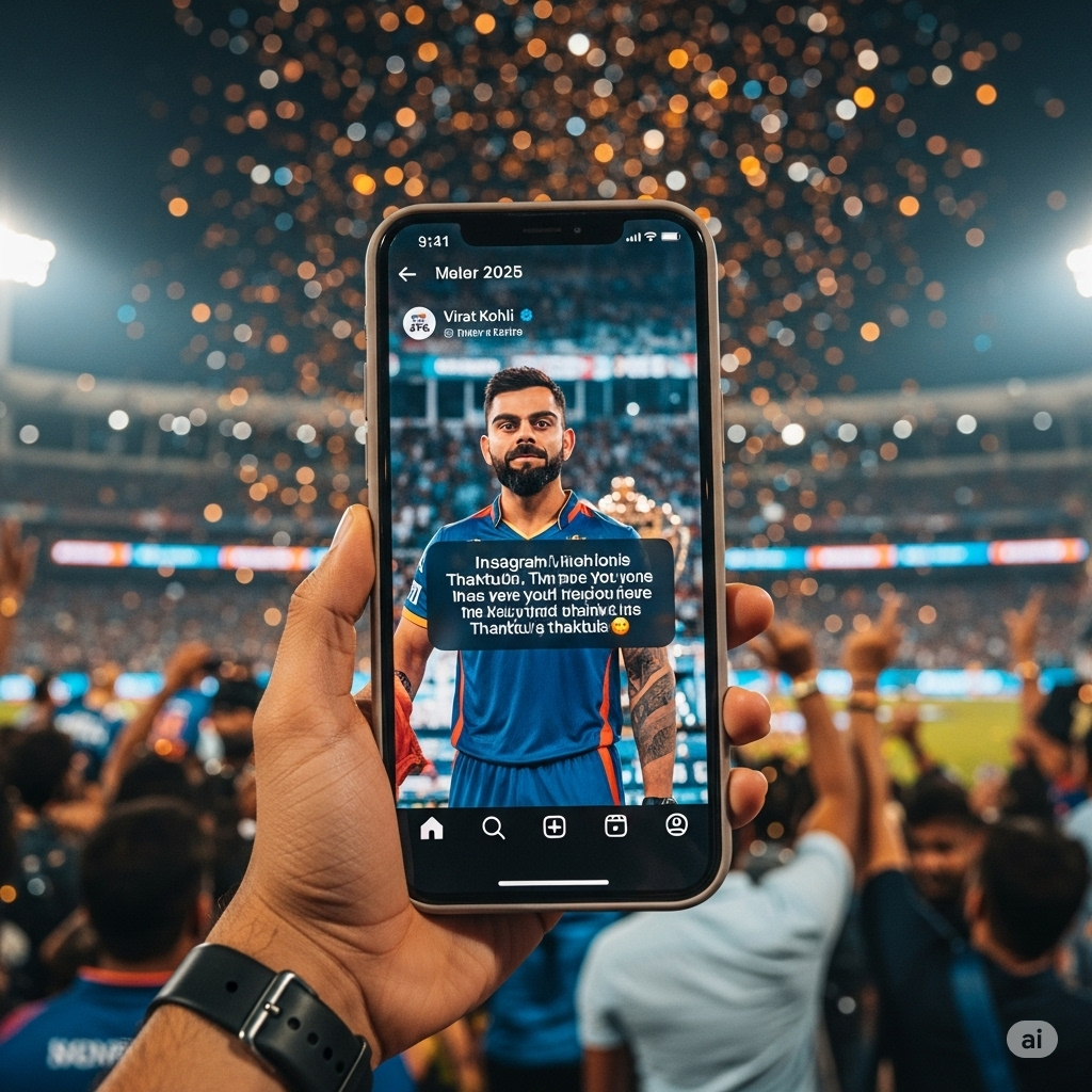 Virat Kohli’s Instagram Message After IPL 2025 Win Captivates Fans Worldwide
