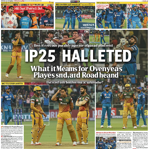 IPL 2025 Halted: What It Means for Overseas Players and the Road Ahead