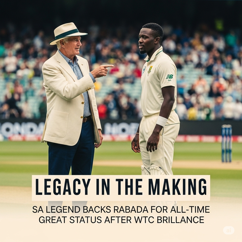 “Legacy in the Making”: SA Legend Backs Rabada for All-Time Great Status After WTC Brilliance