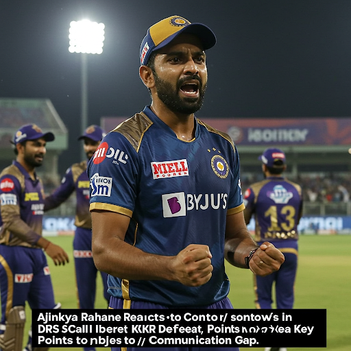 Ajinkya Rahane Breaks His Silence on DRS Confusion After KKR’s Narrow Defeat