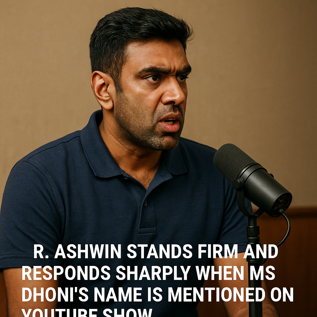 R. Ashwin Responds to MS Dhoni Mention on YouTube Show, Leaves Panellist Speechless