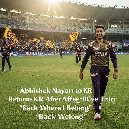 Abhishek Nayar’s Return to KKR After Sudden BCCI Exit Sparks Fresh Hope