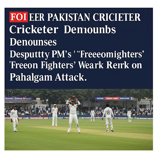 Former Pakistan Cricketer Denounces Deputy PM's 'Freedom Fighters' Remark on Pahalgam Attack