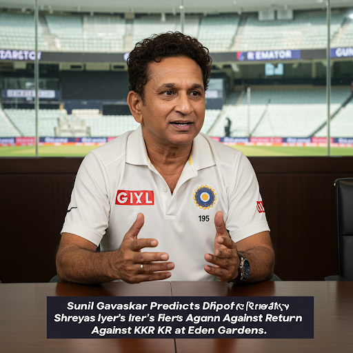 Shreyas Iyer's Eden Gardens Return: Sunil Gavaskar Predicts "Revenge" Against KKR with PBKS