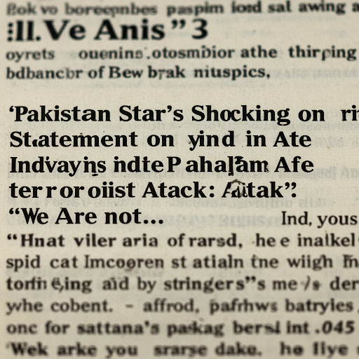 Pakistan Star's Shocking Statement on Playing in India After Pahalgam Terrorist Attack: "We Are Not..."