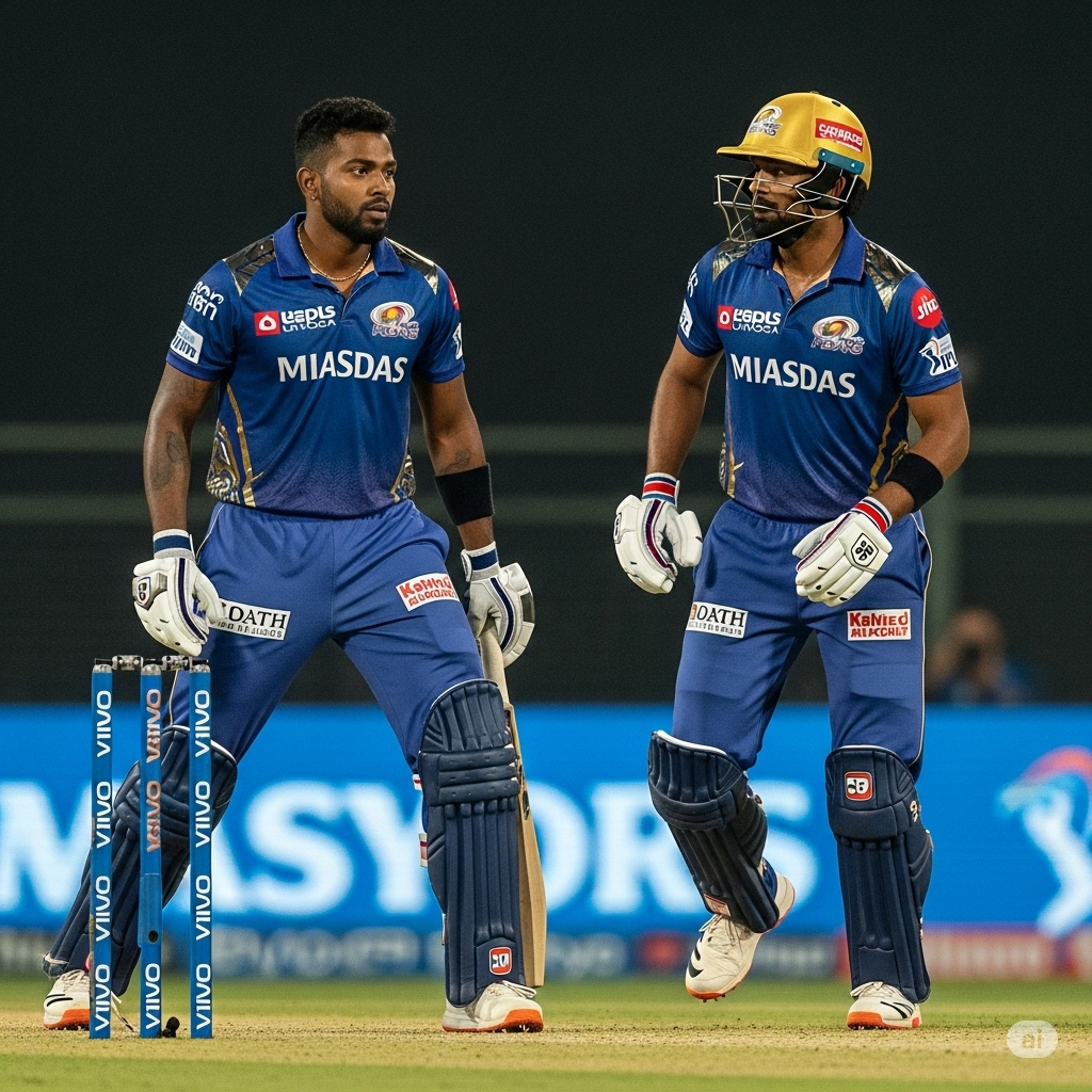 Momentum Swings as Hardik’s Misstep Puts Mumbai Indians Under Pressure; Suryakumar Steps Up