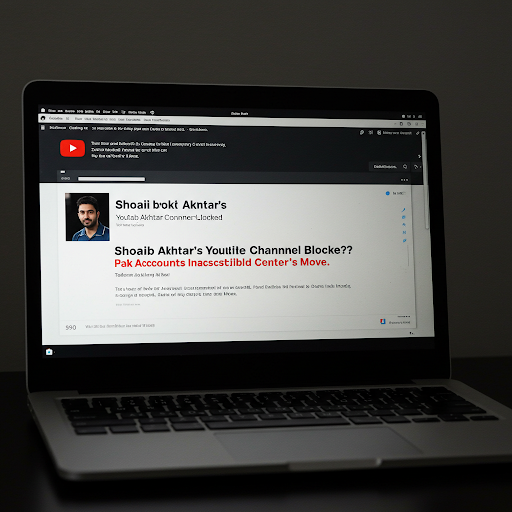 Shoaib Akhtar’s YouTube Channel Blocked? Pakistani Accounts Restricted Amid Government Action