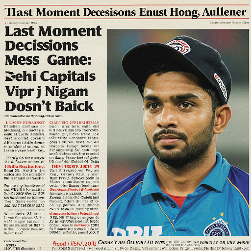 "Last Moment Decisions Mess Up Game": Delhi Capitals Star Vipraj Nigam Doesn’t Hold Back