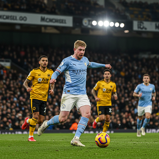 Manchester City Jump to Third After De Bruyne Masterclass Against Wolves