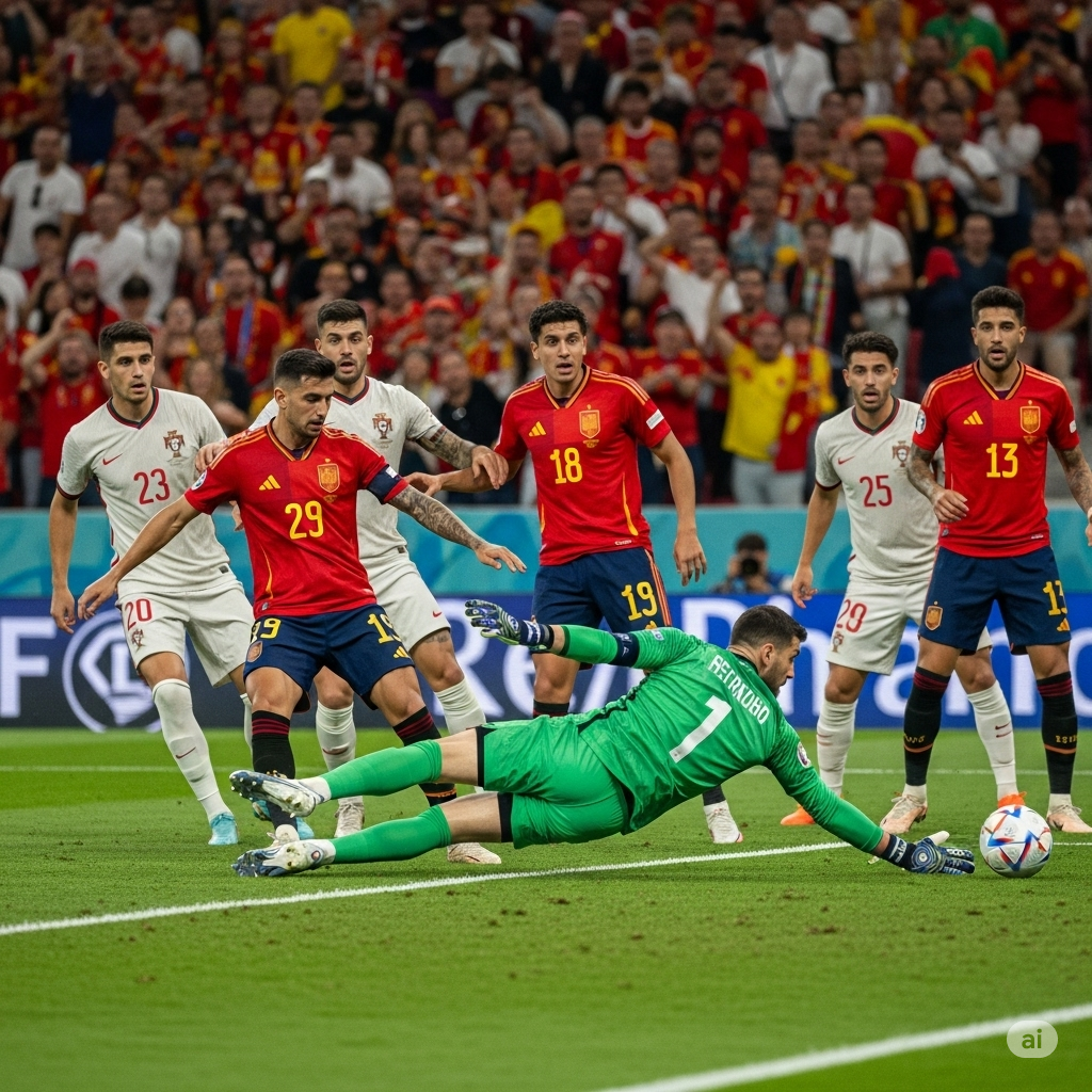 Spain Send a Statement with Convincing Win Over Emotionally Drained Portugal