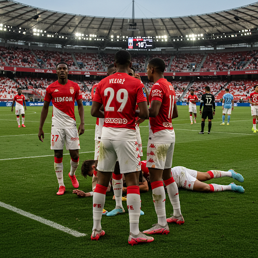 Monaco Edge Past Struggling Marseille to Climb Into Second Spot
