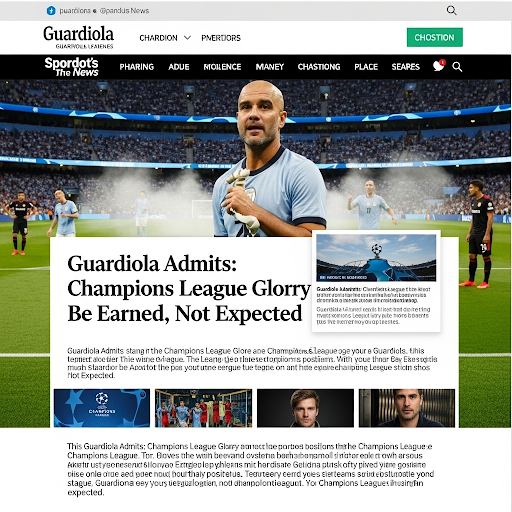 Guardiola Sets the Standard: No Excuses for European Failure