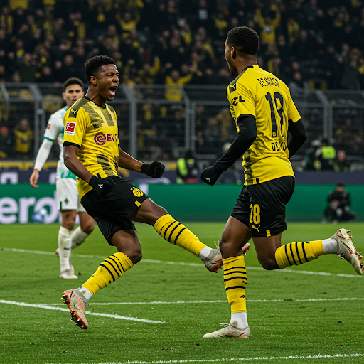 Serhou Guirassy Powers Borussia Dortmund Past Moenchengladbach, Top-Four Finish in Sight