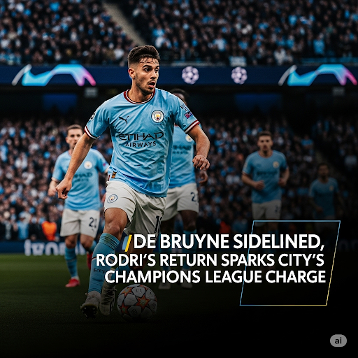 Man City Adjusts the Pieces: Rodri’s Return Brings Balance as De Bruyne Exits the Frame