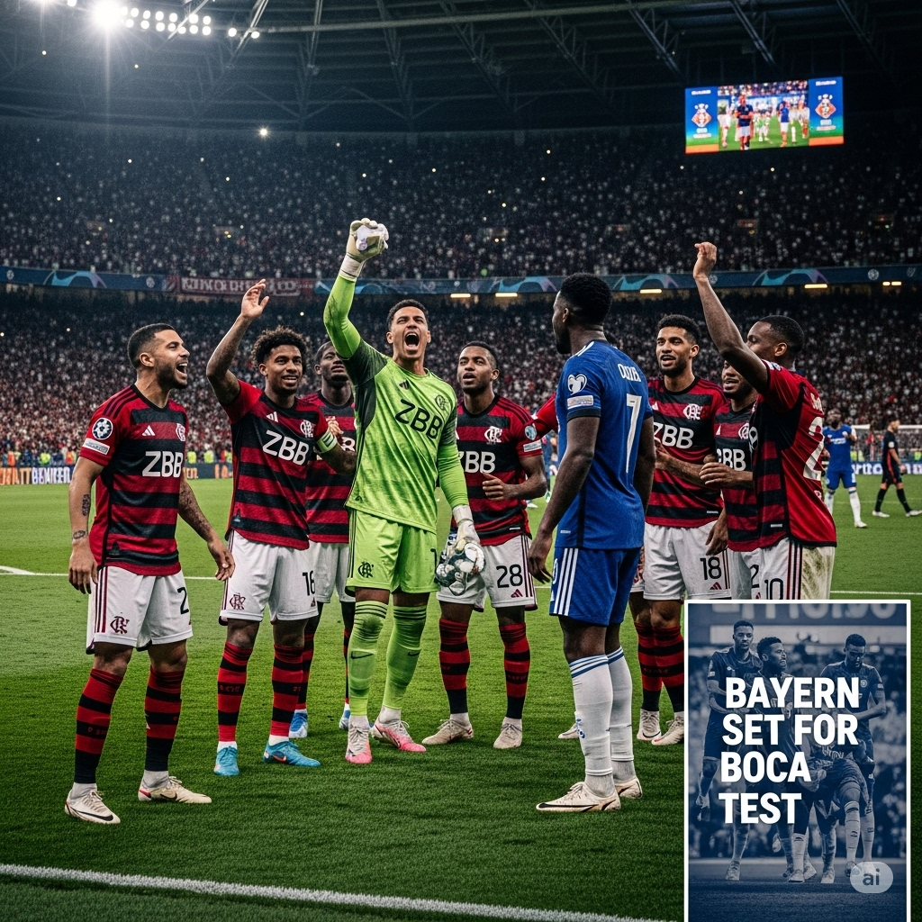 Flamengo Hammer Chelsea; Bayern Poised for Boca Showdown