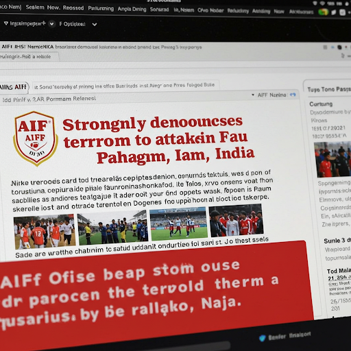 AIFF Voices Outrage Over Tragic Violence in Pahalgam