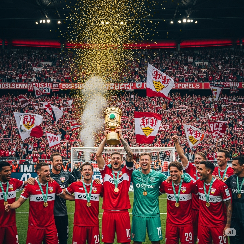 Historic Night in Berlin: Stuttgart Crowned DFB-Pokal Champions After 28-Year Wait