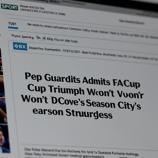 Guardiola Sets Sights on Complete Overhaul Despite FA Cup Final Appearance
