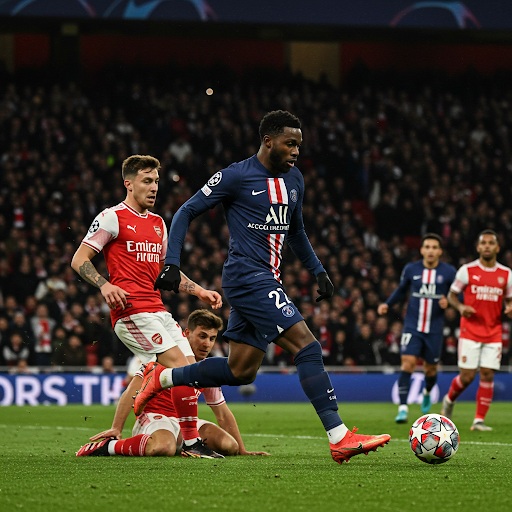 Dembele's Early Strike Gives PSG Slim Advantage Over Arsenal